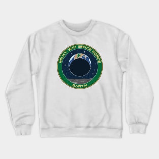 Milky Way Space Force Series - Earth Crewneck Sweatshirt